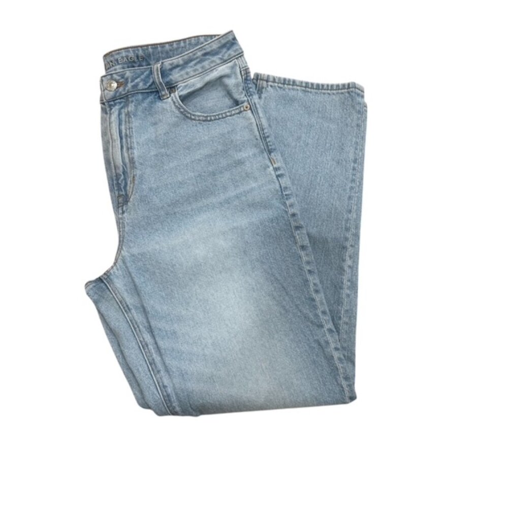American Eagle Women's Strigid Mom Jeans Blue Breeze US Size 12